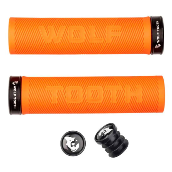 Wolf tooth Wolf Tooth Echo Lock On Grips One Size Orange / Black