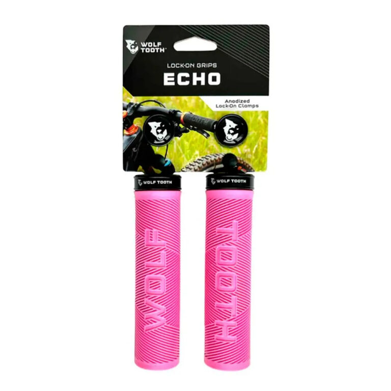 Wolf tooth Wolf Tooth Echo Lock On Grips One Size Pink / Black - Image 2