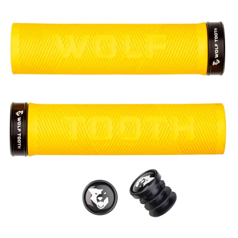 Wolf tooth Wolf Tooth Echo Lock On Grips One Size Yellow / Black