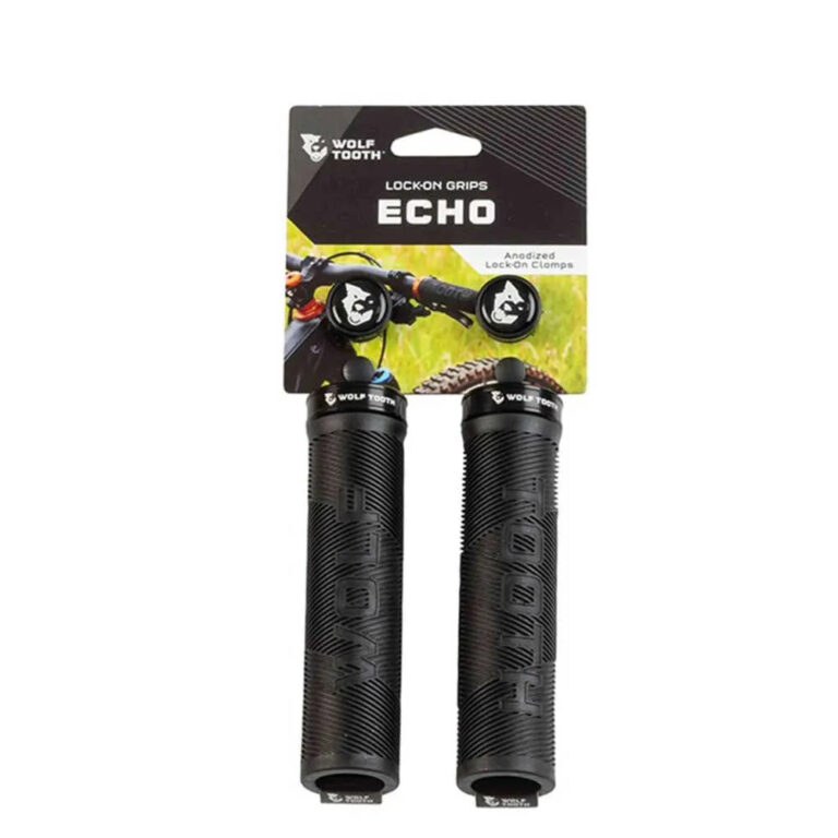 Wolf tooth Wolf Tooth Echo Lock On Grips One Size Black / Raw - Image 3