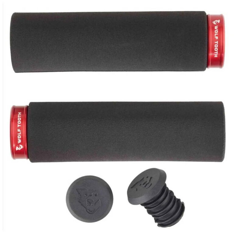 Wolf tooth Wolf Tooth Fat Paw Lock On Grips 132 mm Red