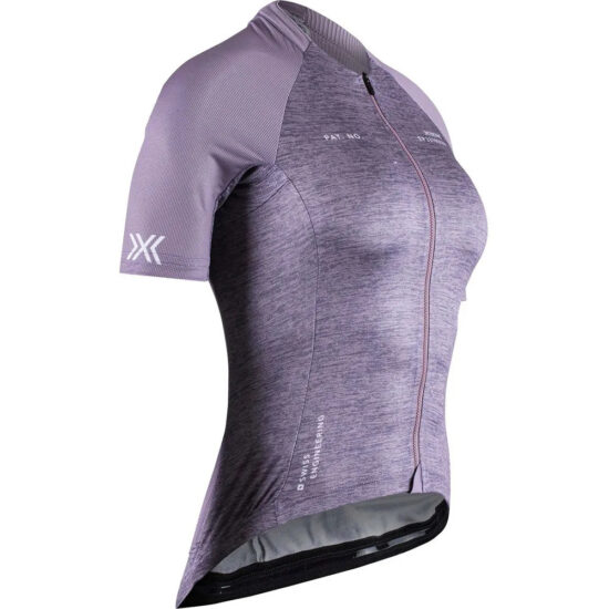 X-BIONIC Corefusion Merino Short Sleeve Jersey XS Dusty Lavender Melange - XL Dusty Lavender Melange