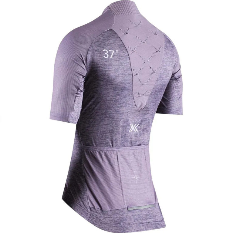 X-BIONIC Corefusion Merino Short Sleeve Jersey XS Dusty Lavender Melange - XL Dusty Lavender Melange - Image 2