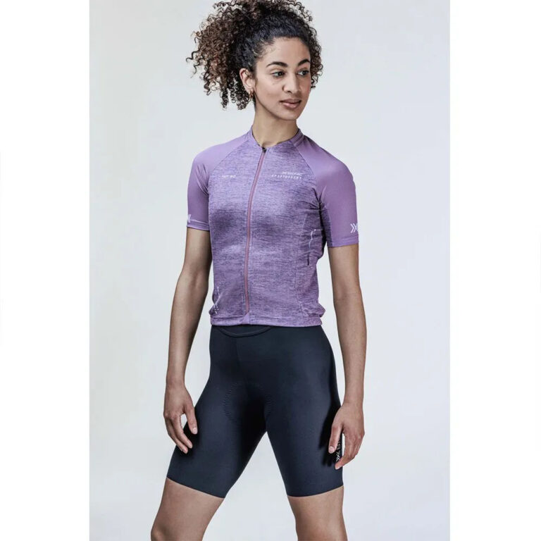 X-BIONIC Corefusion Merino Short Sleeve Jersey XS Dusty Lavender Melange - XL Dusty Lavender Melange - Image 4