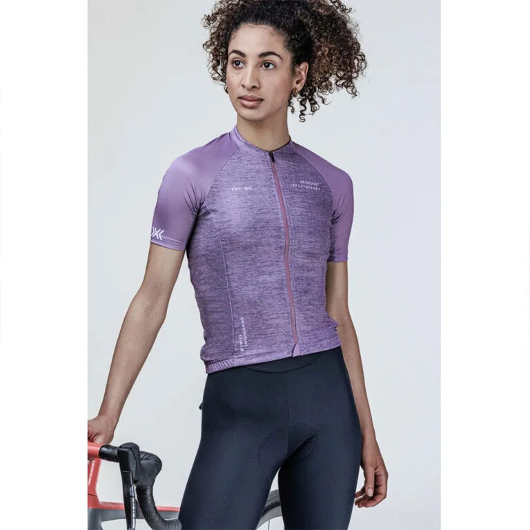 X-BIONIC Corefusion Merino Short Sleeve Jersey XS Dusty Lavender Melange - XL Dusty Lavender Melange - Image 5