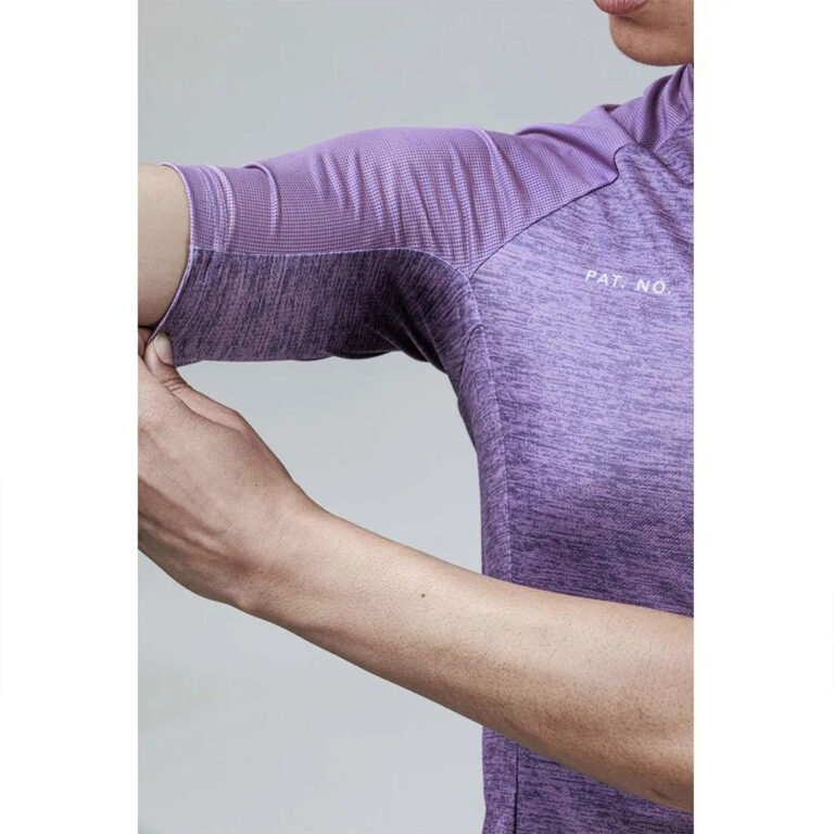 X-BIONIC Corefusion Merino Short Sleeve Jersey XS Dusty Lavender Melange - XL Dusty Lavender Melange - Image 8