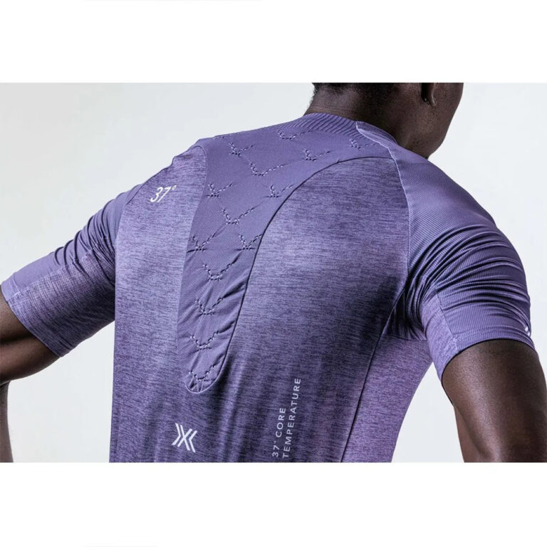 X-BIONIC Corefusion Merino Short Sleeve Jersey S Muted Lavender Melange - XL Muted Lavender Melange - Image 5