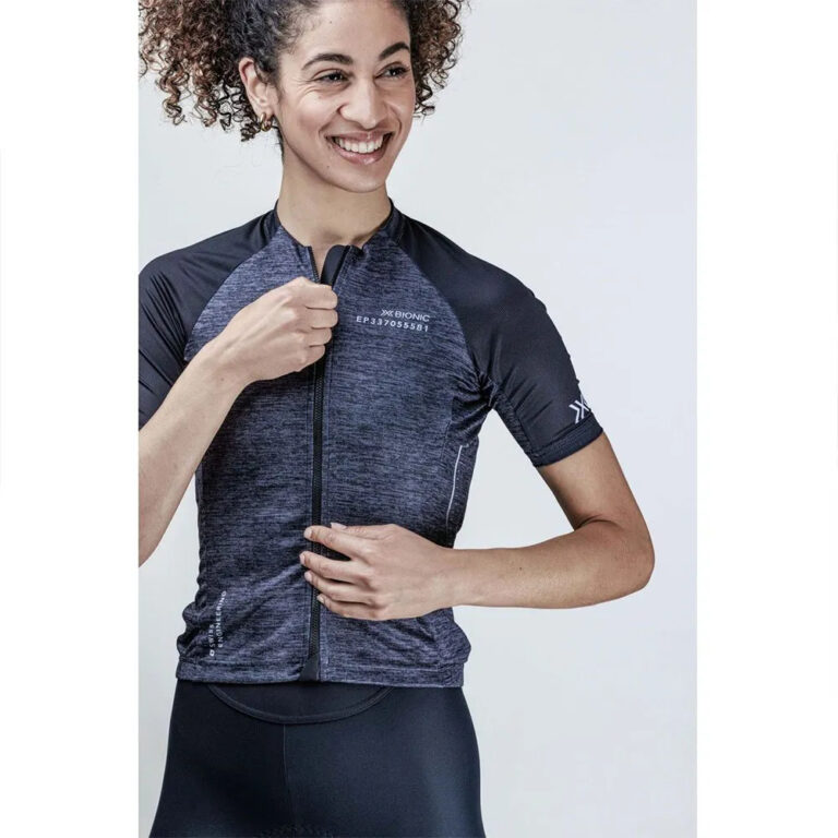 X-BIONIC Corefusion Merino Short Sleeve Jersey XS Opal Black Melange - L Opal Black Melange - Image 3