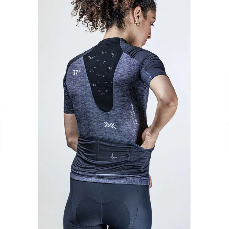 X-BIONIC Corefusion Merino Short Sleeve Jersey XS Opal Black Melange - L Opal Black Melange - Image 4