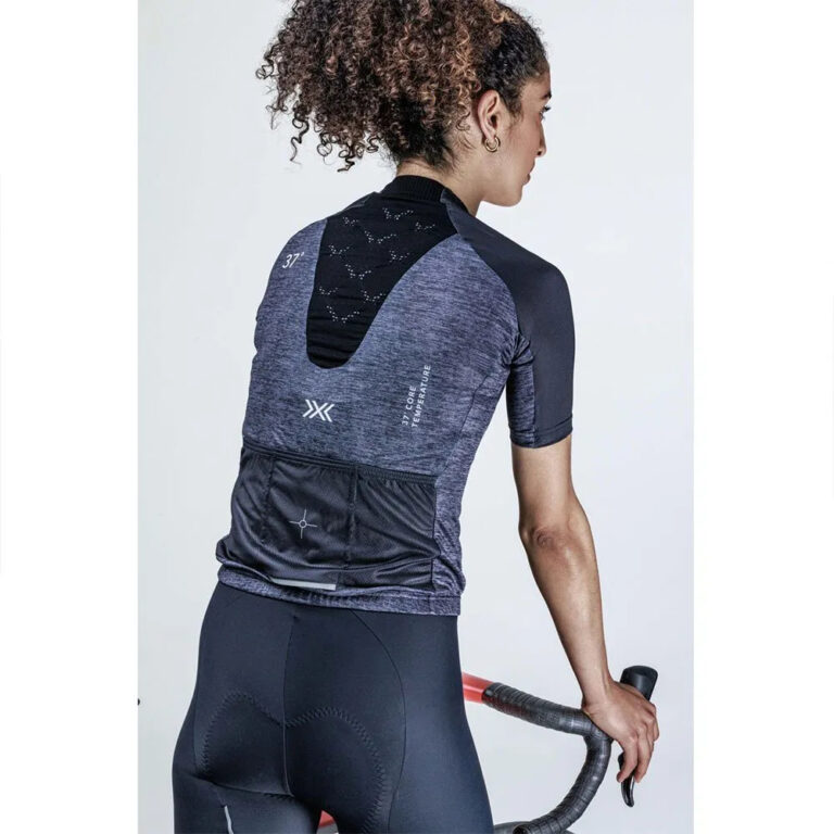 X-BIONIC Corefusion Merino Short Sleeve Jersey XS Opal Black Melange - L Opal Black Melange - Image 6