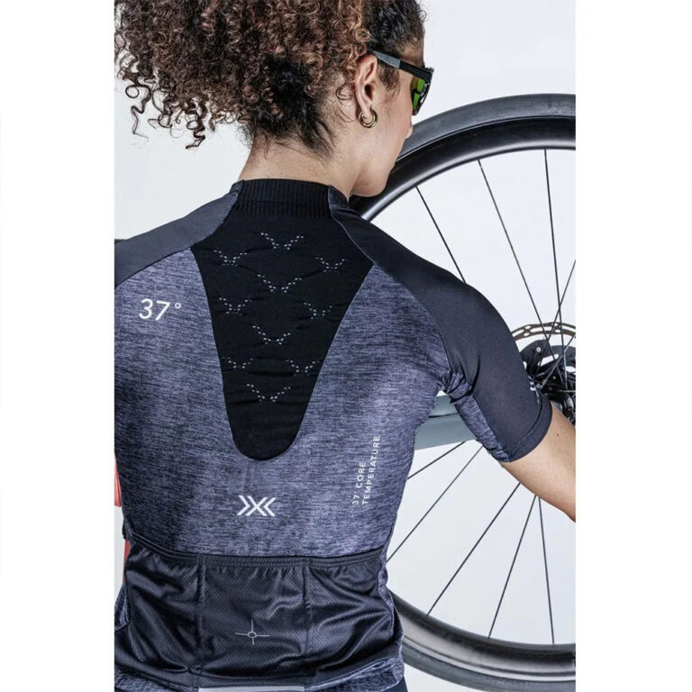 X-BIONIC Corefusion Merino Short Sleeve Jersey XS Opal Black Melange - L Opal Black Melange - Image 9