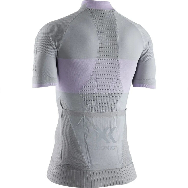 X-BIONIC Regulator Short Sleeve Jersey XS Dolomite Grey / Magnolia Purple - M Dolomite Grey / Magnolia Purple - Image 2