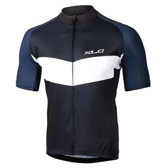 XLC Basic Short Sleeve Jersey M Black / Blue / White - 2XL Black / Blue / White