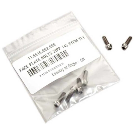 Zipp 145 Face Plate Bolt Kit 4 Units One Size Silver