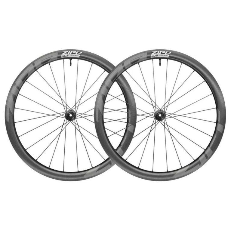 Zipp 303 Firecrest CL Disc Tubeless Road Wheel Set 12 x 100 / 12 x 142 mm &amp;  Shimano/Sram HG Black / Grey - Sram XDR Black / Grey