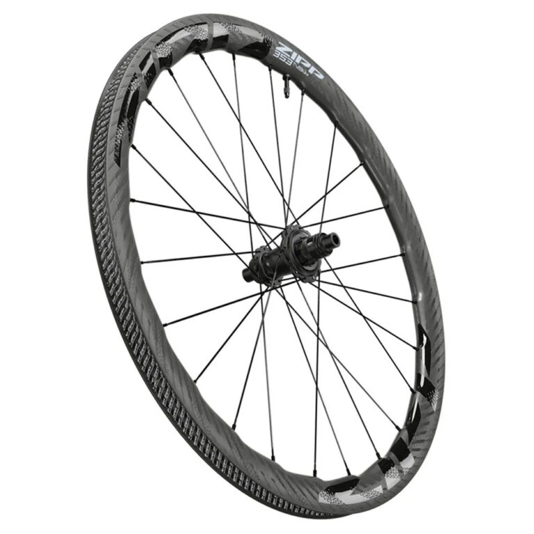 Zipp 353 NSW CL Disc Tubeless Road Wheel Set 12 x 100 / 12 x 142 mm &amp;  Shimano/Sram HG Black / Grey - Sram XDR Black / Grey - Image 3