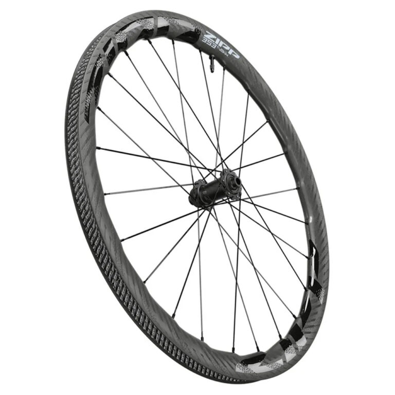 Zipp 353 NSW CL Disc Tubeless Road Wheel Set 12 x 100 / 12 x 142 mm &amp;  Shimano/Sram HG Black / Grey - Sram XDR Black / Grey - Image 6