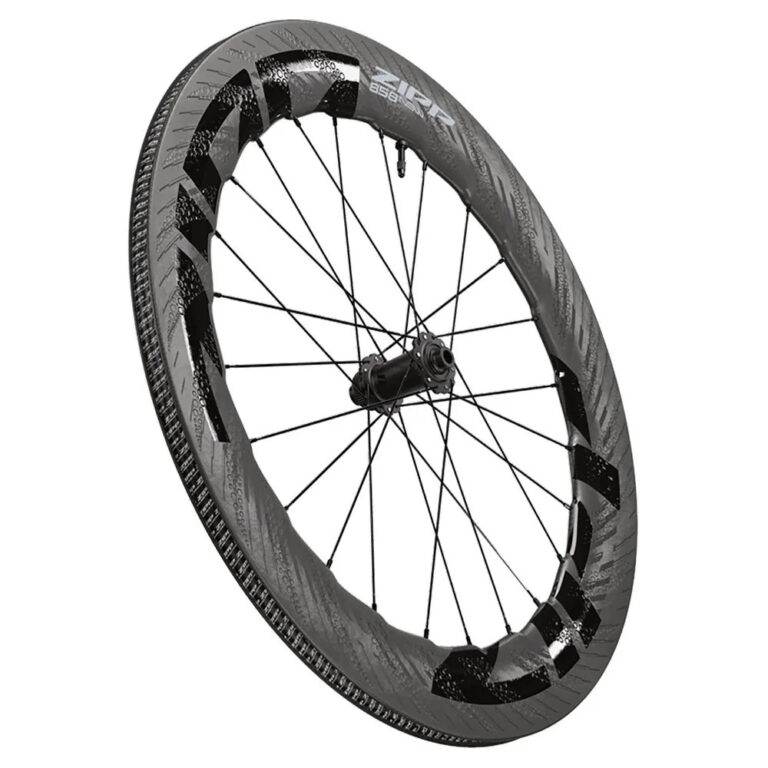 Zipp 858 NSW CL Disc Tubeless Road Wheel Set 12 x 100 / 12 x 142 mm &amp;  Shimano/Sram HG Black / Grey - Sram XDR Black / Grey - Image 2