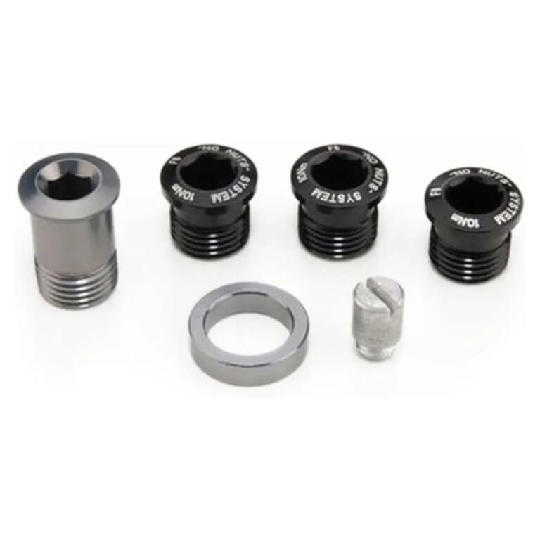 Zipp Vuma Quad Chainring Bolt Set One Size Black / Silver